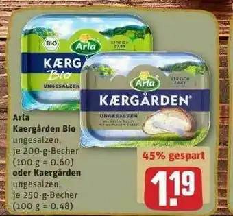 REWE Arla Kaergarden Bio Oder Kaergarden Angebot