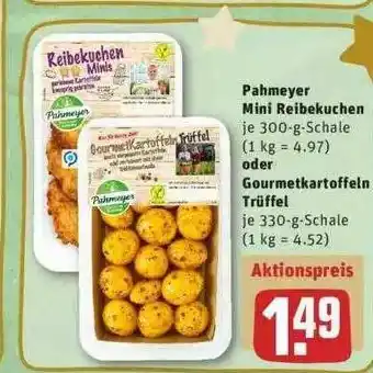 REWE Pahmeyer Mini Reibekuchen Oder Gourmetkartoffeln Trüffel Angebot