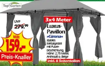 Wreesmann Top Garten Luxus- Pavillon Angebot
