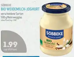 Edeka Struve SÖBBEKE BIO WEIDEMILCH-JOGHURT Angebot