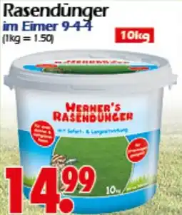 Wreesmann Rasendünger im Eimer Angebot