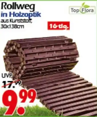 Wreesmann Top Flora Rollweg in Holzoptik Angebot