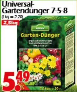 Wreesmann Universal- Gartendünger 7-5-8 Angebot