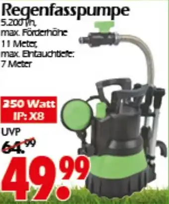 Wreesmann Regenfasspumpe Angebot