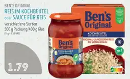 Edeka Struve BEN'S ORIGINAL REIS IM KOCHBEUTEL oder SAUCE FÜR REIS Angebot