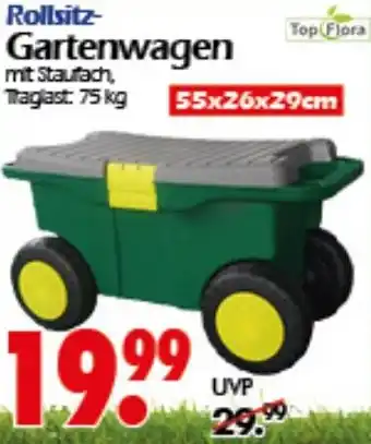 Wreesmann Top Flora Rollsitz- Gartenwagen Angebot