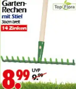 Wreesmann Top Flora Garten- Rechen mit Stiel Angebot