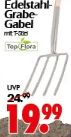 Wreesmann Top Flora Edelstahl- Grabe- Gabel Angebot