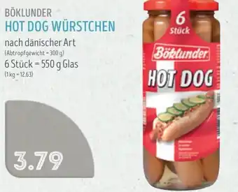 Edeka Struve BÖKLUNDER HOT DOG WÜRSTCHEN Angebot