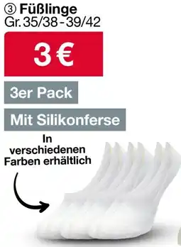 Woolworth Füßlinge Angebot