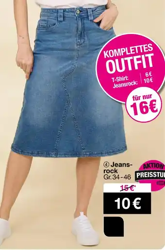 Woolworth Jeansrock Angebot