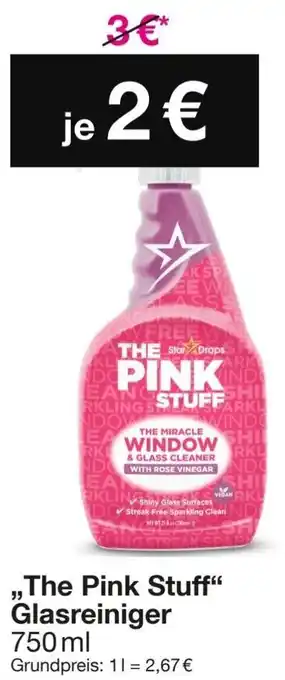 Woolworth The Pink Stuff Glasreiniger Angebot