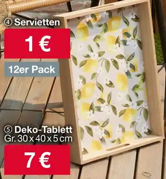 Woolworth Deko-Tablett Angebot