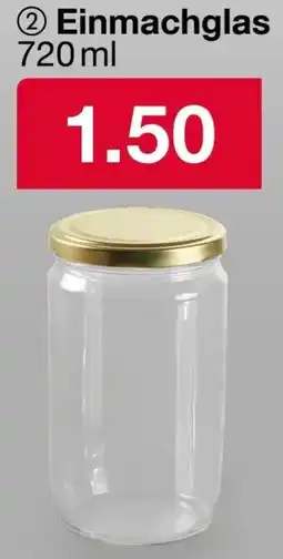 Woolworth Einmachglas Angebot