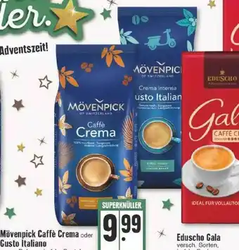 Edeka Mövenpick Caffè Crema Oder Gusto Italiano Oder Eduscho Gala Angebot