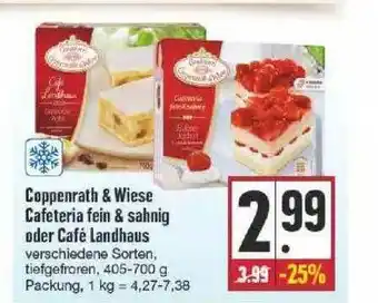 Edeka Coppenrath & Wiese Cafeteria Fein & Sahnig Oder Café Landhaus Angebot