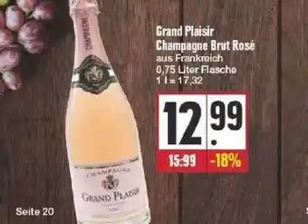 Edeka Grand Plaisir Champagne Brut Rosé Angebot