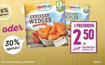 Edeka Agrarfrost Genießer Wedges Angebot