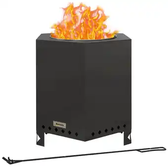 Netto Marken-Discount Outsunny Feuerschale Metall, Edelstahl Angebot
