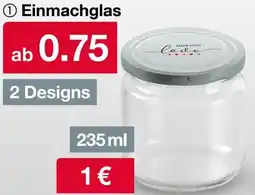 Woolworth Einmachglas Angebot