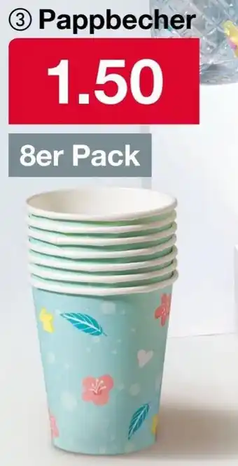 Woolworth Pappbecher Angebot