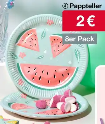 Woolworth Pappteller Angebot