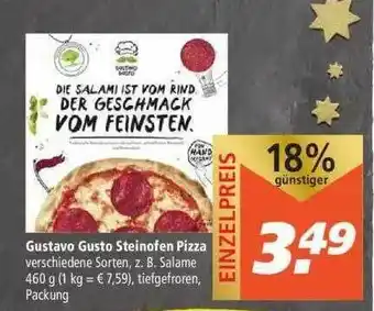 Marktkauf Gustavo Gusto Steinofen Pizza Angebot