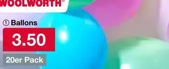Woolworth Ballons Angebot