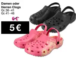 Woolworth Damen oder Herren Clogs Angebot