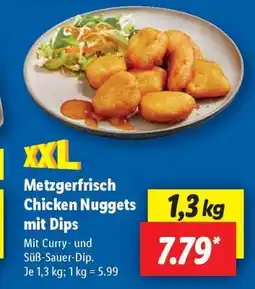 Lidl Metzgerfrisch Chicken Nuggets mit Dips Angebot