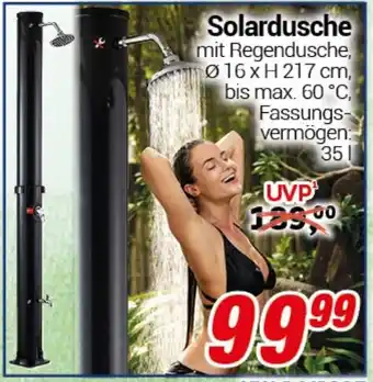 CENTERSHOP Solardusche Angebot