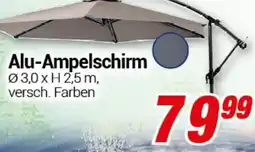 CENTERSHOP Alu-Ampelschirm Angebot