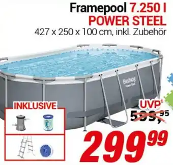 CENTERSHOP Framepool 7.250 l POWER STEEL Angebot