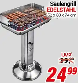 CENTERSHOP Säulengrill EDELSTAHL Angebot