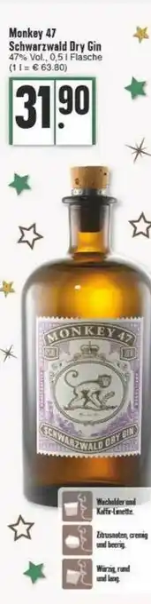 E-Center Monkey 47 Schwarzwald Dry Gin Angebot