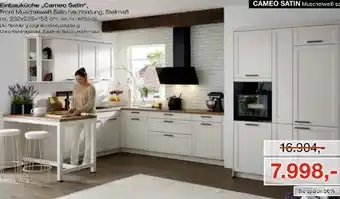 Möbel Inhofer Schüller Möbelwerk Einbauküche Cameo Satin Angebot