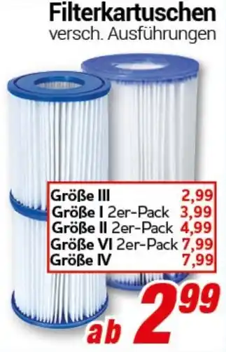 CENTERSHOP Bestway Filterkartuschen Angebot