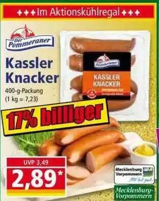 Norma Der Pommeraner Kassler Knacker Angebot