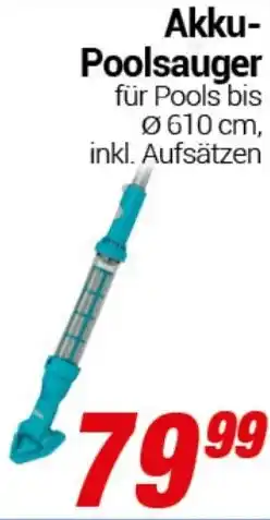 CENTERSHOP Bestway Akku Poolsauger Angebot