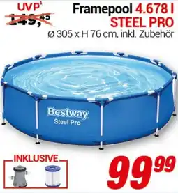 CENTERSHOP Bestway Framepool 4.678 l Steel Pro Angebot