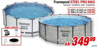 CENTERSHOP Bestway Framepool STEEL PRO MAX Angebot