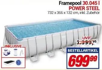 CENTERSHOP Bestway Framepool 30.045 l POWER STEEL Angebot