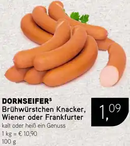 Dornseifer DORNSEIFERS Brühwürstchen Knacker, Wiener oder Frankfurter Angebot