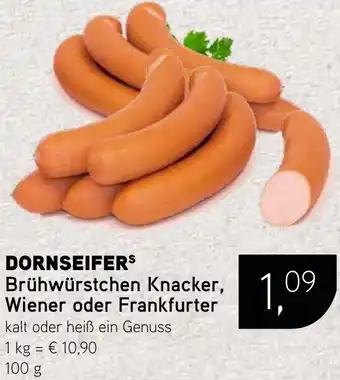 Dornseifer DORNSEIFERS Brühwürstchen Knacker, Wiener oder Frankfurter Angebot