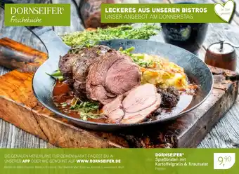 Dornseifer DORNSEIFERS Spießbraten mit Kartoffelgratin & Krautsalat Angebot