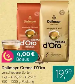 Dornseifer Dallmayr Crema D'Oro Angebot