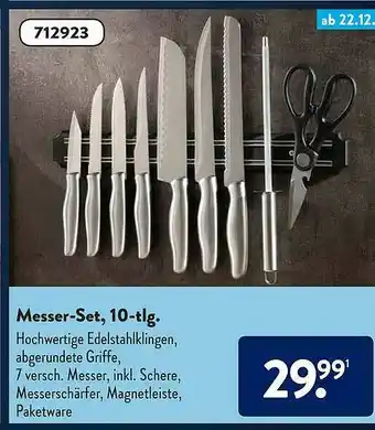 Aldi Süd Messer-set, 10-tlg Angebot