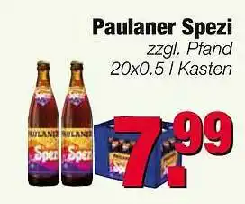 Edeka Scherer Paulaner Spezi Angebot