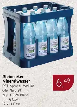Dornseifer Steinsieker Mineralwasser Angebot