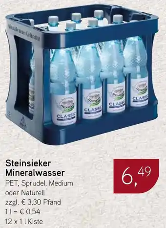 Dornseifer Steinsieker Mineralwasser Angebot